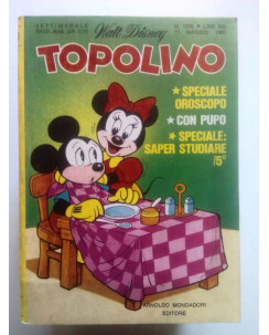Topolino n.1276 11 maggio 1980 Walt Disney Mondadori