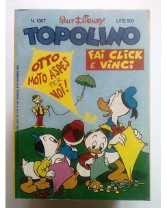 Topolino n.1307 14 dicembre 1980ed. Walt Disney Mondadori