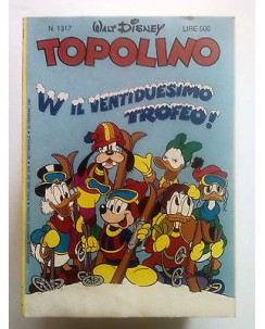 Topolino n. 1317 22 febbraio 1981 Walt Disney Mondadori