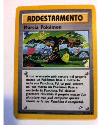 P0132 POKEMON - ADDESTRAMENTO Marcia Pokémon 102/111 * Neo Genesis - IT Comune