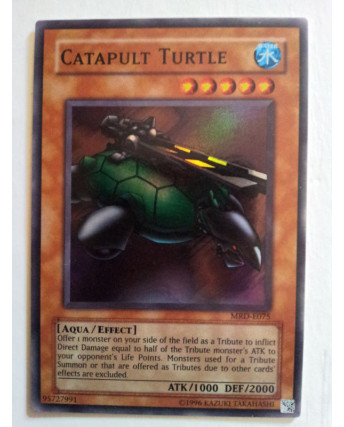 Y0057 YU-GI-OH! - CATAPULT TURTLE * MRD-E075 EN - Tartaruga Catapulta