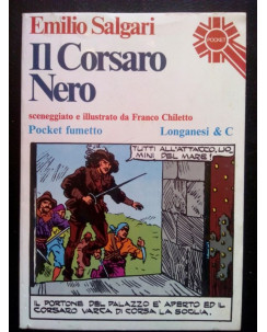 Il Corsaro Nero di E. Salgari illustrato da Franco Chietti Pocket Fumetto FU07