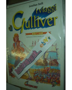 cartonato "i viaggi di Gulliver"a fumetti il Giornalino