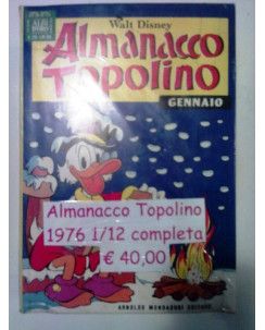 Almanacco di Topolino 1976 - 12 volumi - Anno Completo! * OFFERTA! * Walt Disney