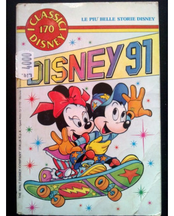 Classici Disney Seconda Serie n.170 DISNEY 91 * Mondadori '91