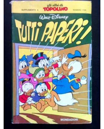 Classici Disney Prima Serie n. 67 TUTTI PAPERI! - 1976 * con bollino punti!