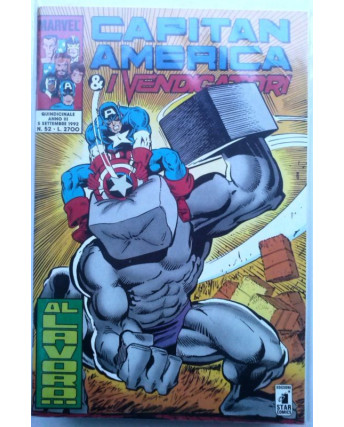 Capitan America e I Vendicatori N.52 al lavoro Edizioni Star Comics