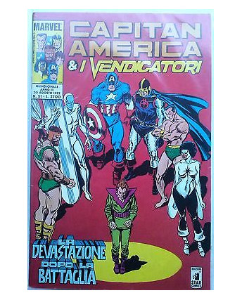 Capitan America e I Vendicatori N.51 - Edizioni Star Comics