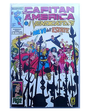 Capitan America e I Vendicatori N.32 le nevi dell'estate Edizioni Star Comics