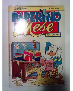 Paperino Mese n. 76 Ottobre 1986 * ed. Mondadori Walt Disney