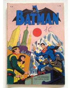 Batman n. 81 * di resa * ed. Mondadori 1970