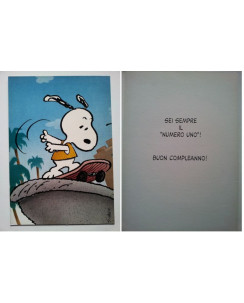 Biglietto Auguri Gigante Snoopy Vintage Anni '70 cm33x23