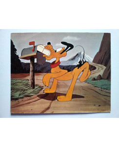 Cartolina Gigante Pluto Vintage Postcard Anni '70 cm30x24 Biondetti