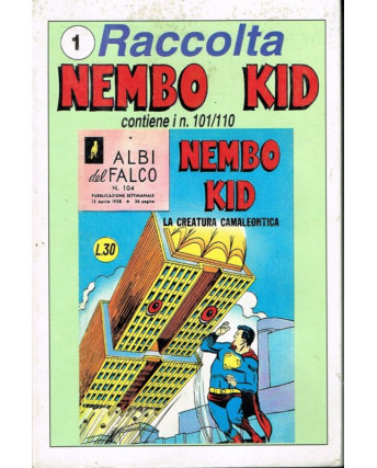 Raccolta Nembo Kid n. 1 - Contiene i n. 101/110 FU07