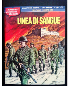 Romanzi a Fumetti Bonelli: LINEA DI SANGUE di Faraci, Diso - ed. Bonelli