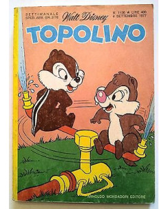 Topolino n.1136  4 settembre 1977 ed. Walt Disney Mondadori 