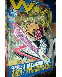Wiz n. 4 rivista Marvel ed.Panini  (Hulk,Gambit,Elektra)