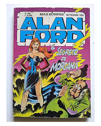 Alan Ford n.303 di Magnus & Bunker * Il Segreto Di Morgana * ed. M.B.P.