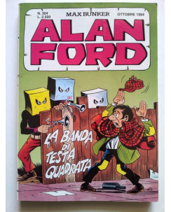 Alan Ford n.304 di Magnus Bunker La Banda Di Testa Quadrata ed. M.B.P. BO0
