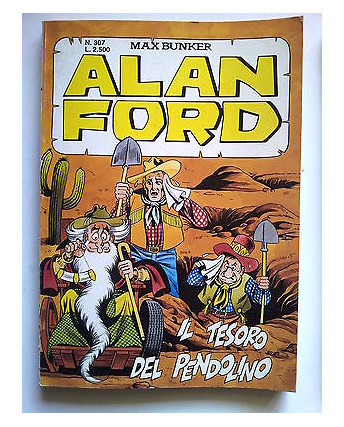 Alan Ford n.307 di Magnus & Bunker * Il Tesoro Del Pendolino * ed. M.B.P.