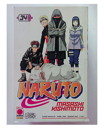 Naruto n.34 di Masashi Kishimoto - PRIMA EDIZIONE Planet Manga