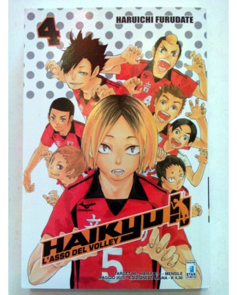 Haikyu L'Asso del Volley  4 di Haruichi Furudate  NUOVO ed.  Star Comics