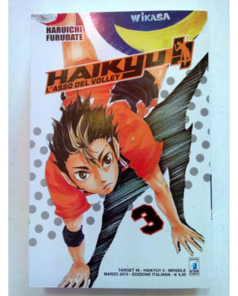 Haikyu L'Asso del Volley  3 di Haruichi Furudate  NUOVO ed.  Star Comics