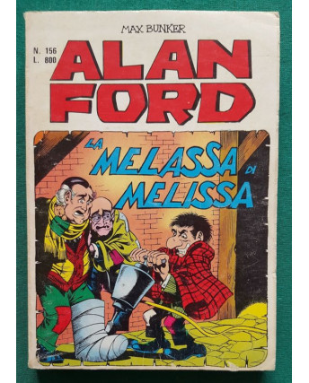 Alan Ford n.156 di Max Bunker - La Melassa di Melissa - ed. Corno