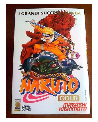 Naruto Gold Deluxe di Masashi Kishimoto  N.  8 - Ed. Panini Comics  Sconto 30%