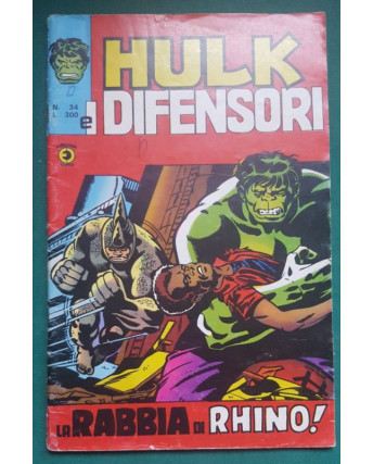 Hulk e i Difensori n.34 ed. Corno