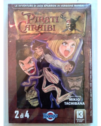 Pirati dei Caraibi 2 di 4 n. 13 di M. Tachibana - NUOVO!!! * ed. Disney Manga