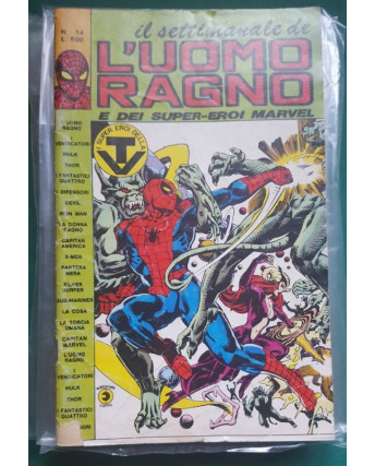 Il settimanale de l'Uomo Ragno e dei Super-Eroi Marvel n. 14 ed. Corno