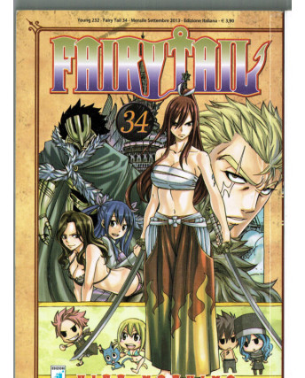 Fairy Tail 34 di Hiro MAshima ed.Star Comics