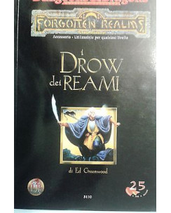 DUNGEON & DRAGON AVANCED: I Drow dei Reami - RARO!!! Forgotten Realms AD&D FU04