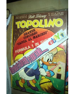 Topolino n.1177 CEDOLA ed. Walt Disney Mondadori 