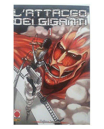 L'Attacco dei Giganti n. 1 di Hajime Isayama - Seconda Ristampa Planet Manga