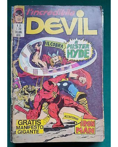 L'Incredibile Devil n. 25 il Cobra e Mister Hyde ed. Corno