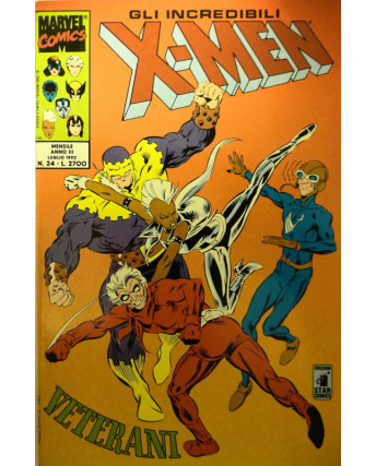 GLI INCREDIBILI  X MEN n. 24 ed. Star Comics - Veterani -