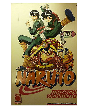 Naruto n.10 di Masashi Kishimoto - PRIMA EDIZIONE Planet Manga 1°ristampa