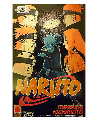 Naruto n.45 di Masashi Kishimoto - PRIMA EDIZIONE Planet Manga