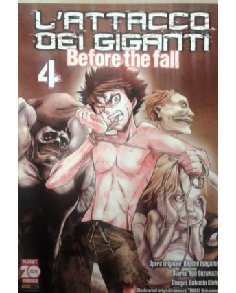 L'Attacco dei Giganti Before The Fall n. 4 di Hajime Isayama (Manga) PlanetManga