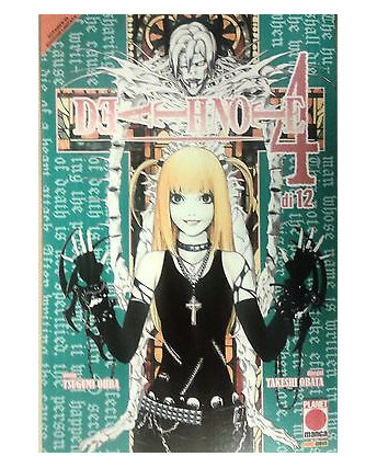 Death Note n. 4 di Tsugumi Ohba, Takeshi Obata - 4a rist. Planet Manga