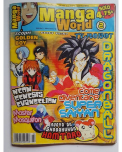 Manga World n. 2 Dragon Ball, Golden Boy, Evangelion, Hamtaro FU03