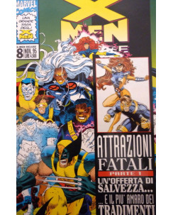 X MEN DELUXE n.  8 ( Attrazioni fatali parte 1 ) ed. Marvel Comics