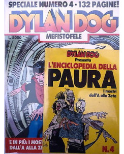 Dylan Dog SPECIALE n. 4 " Mefistofele " + ENCICLOPEDIA DELLA PAURA  ed. Bonelli