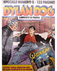 Dylan Dog SPECIALE n. 8 " Labirinti di paura  " + albo " Groucho " ed. Bonelli