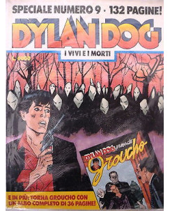 Dylan Dog SPECIALE n. 9 " I vivi e i morti " + "Groucho" BLISTERATO ed. Bonelli