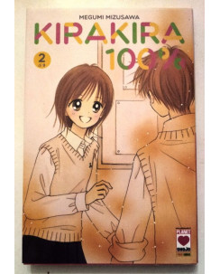KiraKira 100% n. 2 di Megumi Mizusawa Prima Edizione Planet Manga NUOVO!