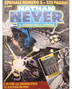 Nathan Never SPECIALE n. 5 "Il giorno della meteora" ed. Bonelli + albetto
