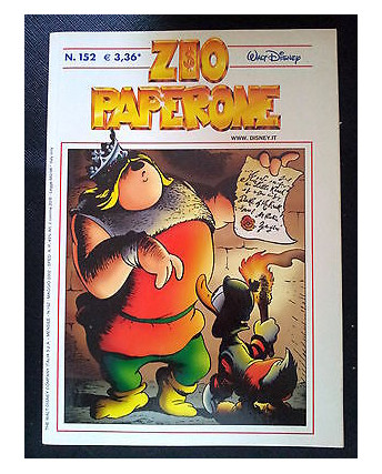 Zio Paperone n. 152 di Carl Barks ed. Walt Disney